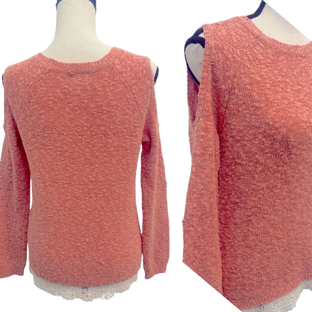 Roebuck & Co. NYC Junior’s Cut-Out Lace Sweater